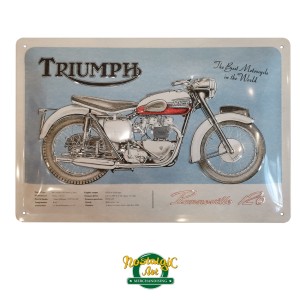 Метална табела Triumph Bonneville 120